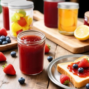 Jm OEM bán buôn tùy chỉnh gia vị nhỏ <span class=keywords><strong>Mason</strong></span> thực phẩm <span class=keywords><strong>Jar</strong></span> 4oz 8oz 12oz rõ ràng lọ thủy tinh gallon bocal En verre <span class=keywords><strong>Mason</strong></span> <span class=keywords><strong>Jar</strong></span> có nắp đậy - Product Image 4