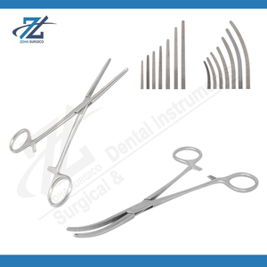 Fórceps hemostático Rochester Pean, instrumentos quirúrgicos dentales de acero inoxidable de 20,0 cm, fabricante curvo recto, Pakistán - Product Image 5
