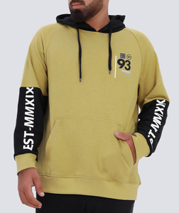 เสื้อฮู้ดดี้ปักลายแบบกำหนดเอง ผ้าฝ้าย 100% ทรงยูนิเซ็กซ์ หนานุ่ม สวมใส่สบาย ทันสมัย ทรงโอเวอร์ไซส์ พิมพ์ลายพัฟ สำหรับผู้ชาย - Product Image 5