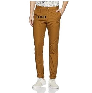 คุณภาพสูงบุรุษ Chino กางเกง 2024 ใหม่สบายๆคุณภาพผู้ชายสมาร์ทสบายๆ Chino กางเกงผ้าฝ้ายกางเกงหลวม Fit ราคาถูก - Product Image 5