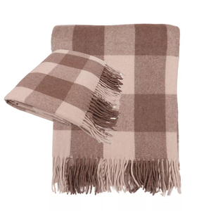 ผ้าห่มขนสัตว์อินเดียผ้าทอลายสก็อตขนาดมาตรฐานมาตรฐาน - Product Image 1