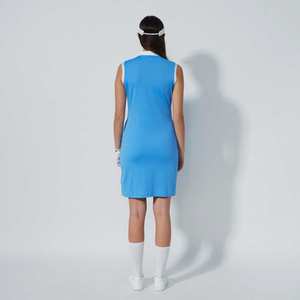 Vestido polo sin mangas personalizado para mujer con estampado floral etiqueta privada al por mayor ropa deportiva atlética de golf y tenis - Product Image 3