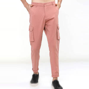 Pantalon de travail homme de marque européenne et américaine, coupe droite, coupe régulière, coupe cheville haute, vintage, en tissu peigné mi-lourd, printemps-automne - Product Image 6