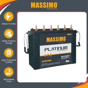 Batterie au plomb-acide tubulaire haute qualité MASSIMO 12V 250Ah fabriquée en Inde pour grossiste authentique en promotion - Product Image 2