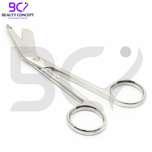 กรรไกรผ่าตัดสีทึบด้ามจับกันลื่นด้ามจับไม่ลื่นสีเงิน - Product Image 2