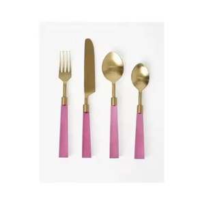 Juego de Cubiertos de Acero Inoxidable y Resina Ecológicos para Servir en Bodas con Pulido Espejo, 4 Piezas con Mango Largo - Product Image 4