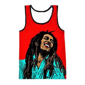 Débardeur sans manches personnalisé pour hommes Débardeur imprimé numérique 3d Tops sans manches imprimés graphiques imprimés sur toute la surface Débardeurs imprimés en 3d - Product Image 3