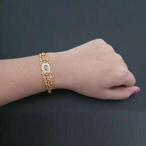 Umiyaji <b>Gold</b> Plated Austrian Stone Bracelet Fashion Jewelry <b>Sets</b> FBG0019A - Product Image 1