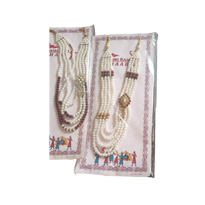 Collier de perles de mariage à la mode, longue chaîne, pendentif, bijoux élégants pour mariée, vente en gros - Product Image 1