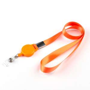 Wholesale colored pull-tab Stretching Buckle ID Card Holder Lanyard - Product Image 2