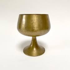 Artisanal Brass <b>Wine</b> <b>Goblet</b> Handmade Engraved Chalice Vintage Metal Cup Antique Drinking Glass Barware Wedding Decor Tableware - Product Image 5