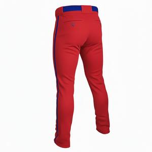 Pantalon de baseball long grande taille pour jeunes hommes, taille élastique, design extensible, impression par sublimation, personnalisation de l'identité d'équipe - Product Image 4