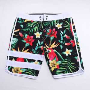 OEM Custom Swim <b>Trunks</b> Quick Dry Beach Shorts for Boys 100% Cotton Casual Style Sublimation Printing <b>Men</b> Shorts - Product Image 1