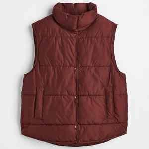OEM Hot Selling High Quality Puffer <b>Vest</b> Plus Size Custom Logo Sleeveless Jacket Waistcoats Puffer <b>Vest</b> Men and Women - Product Image 1
