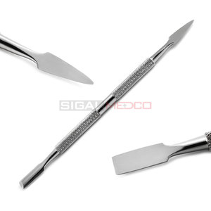 Poussoir à cuticules professionnel poussoir à ongles manucure pédicure outil de soin des ongles dissolvant de peau jauge droite de haute qualité - Product Image 1