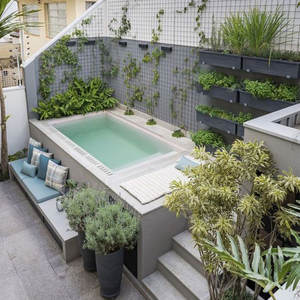 สระว่ายน้ำกลางแจ้งไฟเบอร์กลาสดีไซน์รอบพื้นพื้นสำเร็จรูปพื้นผิวพร้อมสระว่ายน้ำ - Product Image 1