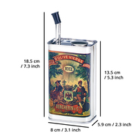 [Holar] Taiwan a fait de nouvelles arrivées 17 OZ 500 ml bouteille d'huile d'olive en acier inoxydable étanche avec bec