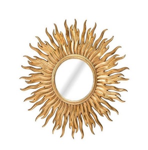 กระจกรูปวงรีสำหรับตกแต่งกรอบโลหะสีทองรอยัล - Product Image 4