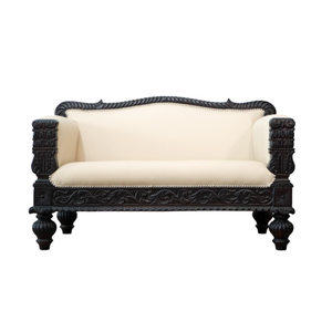 เฟอร์นิเจอร์คลาสสิกหรูหราโครงสร้างไม้แกะสลักมือโซฟาห้องนั่งเล่นเฟอร์นิเจอร์คุณภาพสูง - Product Image 2