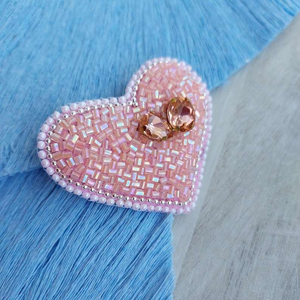 Parches y broches de cuentas hechos a mano con cuentas de vidrio adecuados por glowin fashion - Product Image 2