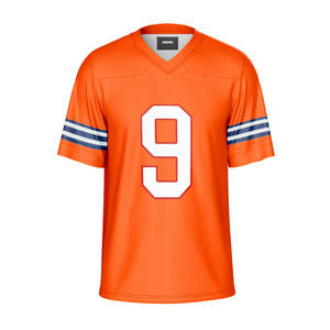 Vente en gros de maillots de football américain personnalisés chemises de rugby respirantes cousues en maille uniformes de sublimation vêtements d'équipe pour la pratique du match - Product Image 1