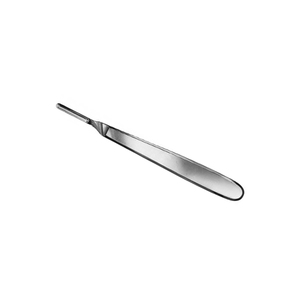 Poignée de scalpel professionnelle 135 mm 5.14 "droite No 4 non stérile réutilisable en acier inoxydable BP porte-lame ensemble d'instruments - Product Image 1