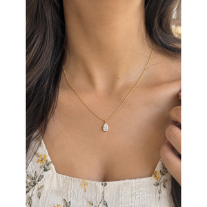 สร้อยคอแฟชั่นทรงหยดน้ำลายงู - Product Image 2