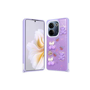 Coque en silicone premium pour Tecno Camon 20 Pro 4G Netzy, effet marbre gaufré, isolée - Product Image 2