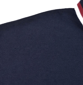 Hot Sale Men's Customizable Short Sleeve for Shirts Solid Golf for T-Shirts Embroidered <b>Logo</b> Breathable Custom Collar Knitted - Product Image 6