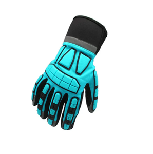 Gants de travail confortables et respirants en cuir et TPE anti-perforation anti-impact pour la construction - Product Image 3