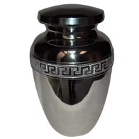 Urnes de crémation pour cendres humaines Fournitures funéraires Urne de crémation en métal pour stockage