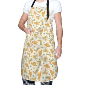 Juego de delantales de cocina unisex, delantales divertidos de cocina, delantal de cintura de chef con estampado de pavo para cafés, restaurantes para limpieza Usel - Product Image 4