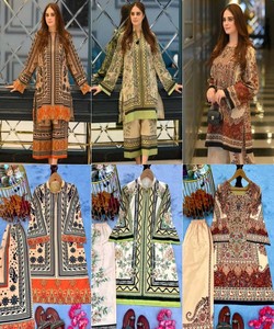 FANCY GEORGETTE BRODERIE SÉQUENCE TRAVAIL HAUT BAS AVEC DUPATTA FESTIVE WEAR PRIX DE GROS VÊTEMENT ETHNIQUE - Product Image 3