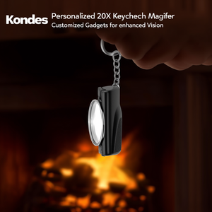 Kondes Lente d'Ingrandimento Portachiavi Personalizzata 20X, Gadget Personalizzati per una Visione Migliorata - Product Image 3