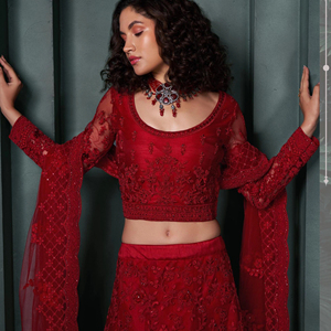 Lehenga choli สำหรับผู้หญิงเสื้อผ้าอินเดียและปากีสถานสำหรับงานแต่งงานแบบดั้งเดิม