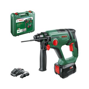 Perceuse à percussion sans fil 18V avec batterie 4,0 Ah, perçage/ciselage 18V, énergie d'impact 2,0 J, porte-outil SDS Plus vert industriel - Product Image 2