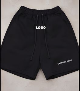 Pantalones Cortos de Algodón para Hombre, 240 GSM, 100% Algodón, Gruesos, Casuales, de Punto, Holgados, para Uso Diario - Product Image 3