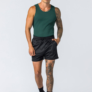 Venta al por mayor de camisetas con logotipo personalizado Atlético gimnasio Fitness entrenamiento correr camisetas hombres culturismo Stringer Tank Top Tank Tops - Product Image 6