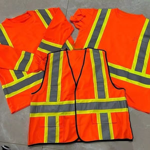 Gilet de travail unisexe de haute qualité, personnalisable, coupe-vent, en tissu de laine, avec bouton et logo personnalisé, grande taille, pour vêtements d'extérieur de printemps - Product Image 1