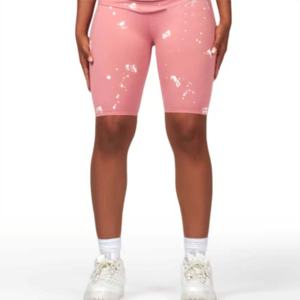 ชุด2ชิ้น2025ผู้หญิงชุดเสื้อกางเกงขี่จักรยานแขนสั้นชุดวิ่งเสื้อผ้าฤดูร้อน - Product Image 4