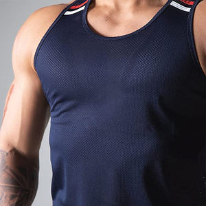 Camisetas de Gimnasio Personalizadas de Verano para Hombre, Secado Rápido, Transpirables, Deportivas, de Punto, Estilo Casual, Impresión por Sublimación - Product Image 5