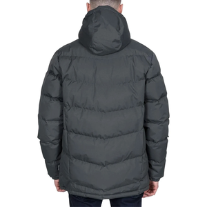 Winter <b>Warm</b> Men's Quilted Puffer <b>Jacket</b> with Hood <b>Waterproof</b> Windproof Breathable Material Customizable Options for Outdoor Use - Product Image 2