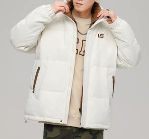 Meilleure qualité hiver extérieur doudoune hiver veste rembourrée plaine fermeture éclair bulle vestes vers le bas manteaux col montant - Product Image 2