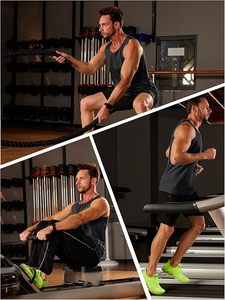 Customizable Men's Breathable Cotton Tank Top Knitted Fitness Gym Singlet Sports Workout Muscle <b>Bodybuilder</b> <b>Vest</b> Casual Print - Product Image 6