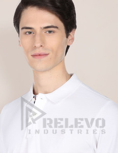 Polo uni blanc pour hommes, coupe ajustée, plusieurs couleurs, design respirant, taille confortable, polo à manches courtes pour hommes, vente en gros - Product Image 6