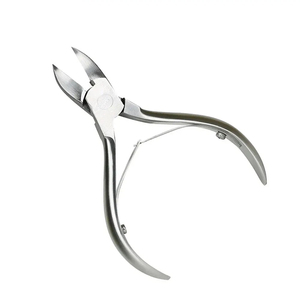 ที่ตัดเล็บมือเล็บเท้าสแตนเลสกันสนิม ระดับมืออาชีพ แบบสปริงคู่ ใช้งานลื่นไหล ปากกว้าง โค้งตรง - Product Image 3