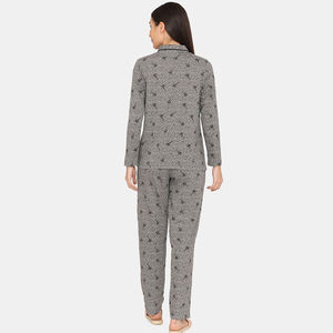 Pijamas de Alta Calidad para Mujer, Ropa de Dormir Larga al por Mayor, Trajes de Noche de Satén para Mujer - Product Image 3