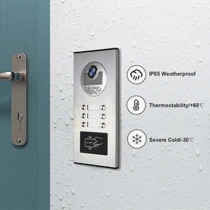 7 pouces IPS écran tactile 2 boutons Multi appartement 1080P WIFI visiophone avec grand Angle IP 65 étanche caméra sonnette - Product Image 3