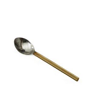 Cuillère en acier inoxydable de haute qualité avec poignée en laiton design fantastique artisanat meilleure cuillère à couverts - Product Image 1