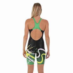 Maillot de bain 1 pièce style soutien-gorge pour femmes de qualité supérieure maillot de bain léger imprimé par sublimation florale séchage rapide XXL Plus Vente en gros - Product Image 2